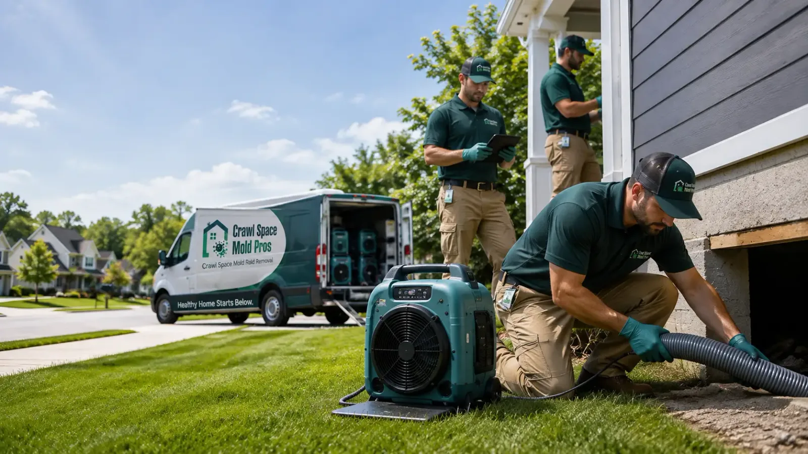 Crawl Space Mold Removal in Robbins, IL